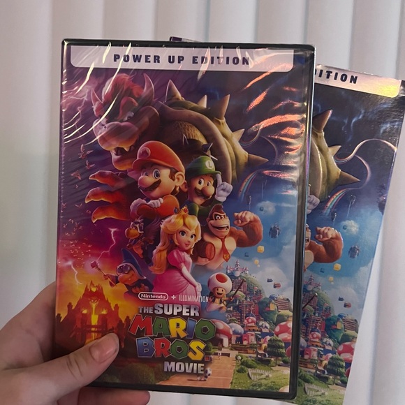 The Super Mario Bros. Movie Power Up Edition (DVD, 2023) SEALED w/slipcover NEW - Picture 3 of 4
